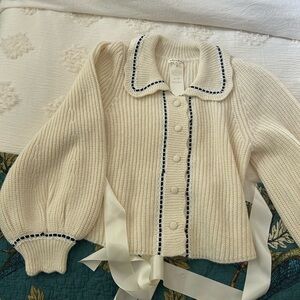 NWT For Love and Lemons “Jade” cardigan size M